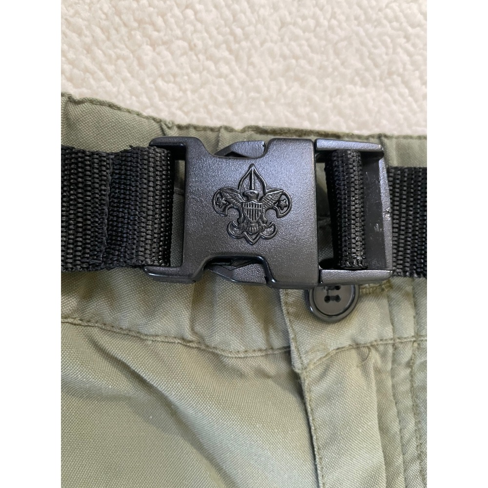 Boy Scouts of America Mens Large Switchback Uniform Pant Green Convertible Cargo - Picture 4 of 16